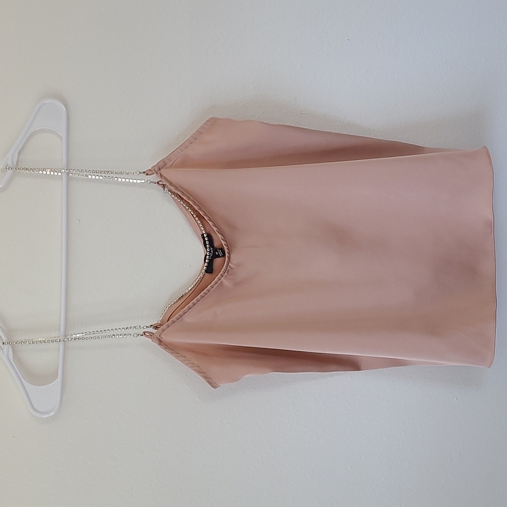 Lulu's Rhinestone Split Side Tank. Size Medium - image 1